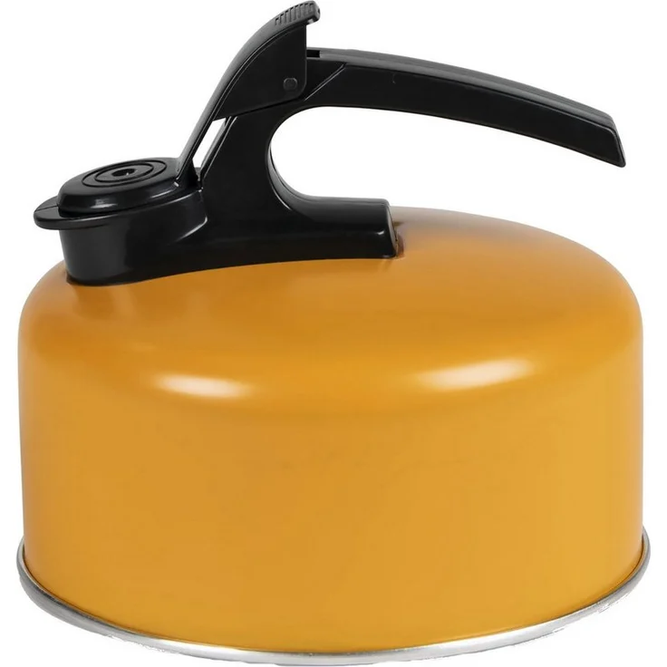 Kampa Dometic Wasserkocher, 2 Liter, geeignet für Gas- und Elektrokocher, pfeifend