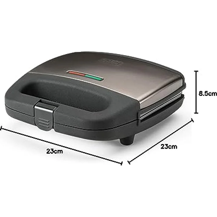 Black+Decker BXSA750E Sandwichmacher, 750 W, Edelstahl, Edelstahl – Bild 8
