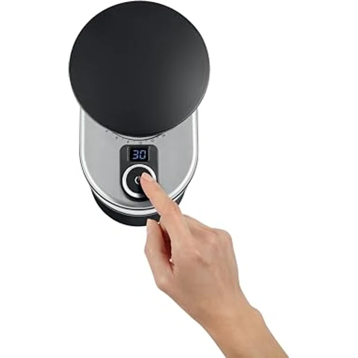 Tescoma Elektrische Kaffeemühle PRESIDENT, 15 Mahlgrade, Digitalanzeige, Automatischer Standby-Modus – Bild 5