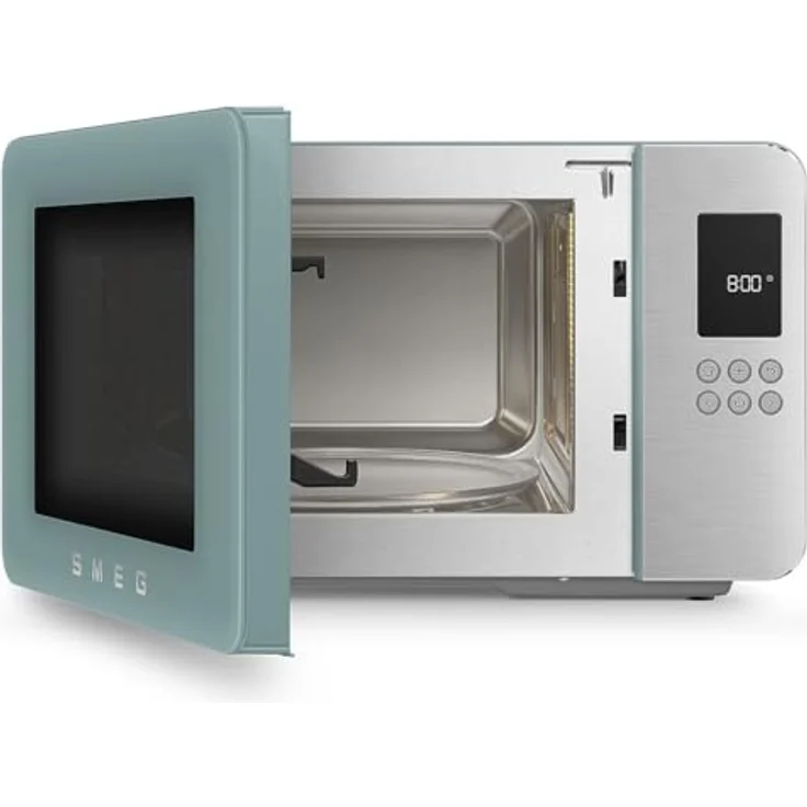 Smeg MOC01EGMEU, Kombi-Tisch-Mikrowelle mit Grillfunktion, 18 Automatikprogramme, Emerald Green – Bild 2