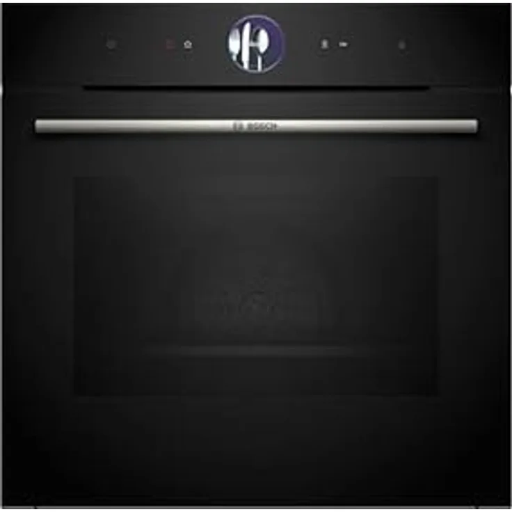 BOSCH HRG7361B1, Multifunktionsofen mit Dampfzusatz, 60 cm, Serie 8, TFT TouchControl Plus, AirFry, Home Connect, Schwarz