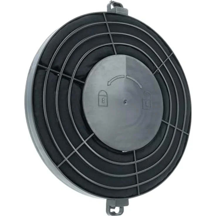 vhbw 2x Aktivkohlefilter für Ikea Dunstabzugshauben, Durchmesser 25,5 cm, schwarz – Bild 2