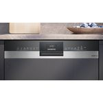 Siemens Extraklasse iQ300 SN53ES02UD, teilintegr. Geschirrspüler, 60 cm, 13 Maßgedecke, Home Connect, Energieeffizienzklasse B, Geräusch 44 dB, autoOpen dry, varioFlex-Körbe