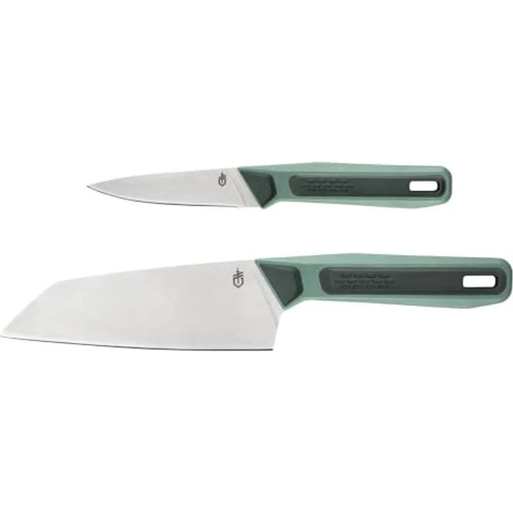 Gerber Gear Compleat Schneidebrett-Set, 2-seitige Outdoor-Schneidebretter aus Bambus und Polypropylen mit 3,25"-Schälmesser und 6"-Kochmesser – Bild 3