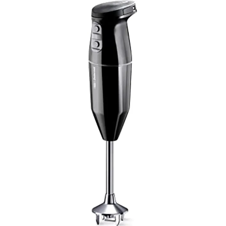 ESGE Zauberstab Cordless PLUS, 2500 mAh Li-Ion Akku Stabmixer, Pürierstab, kabellos, bis zu 15.000 U/min, Eintauchtiefe 23 cm (schwarz) 95205
