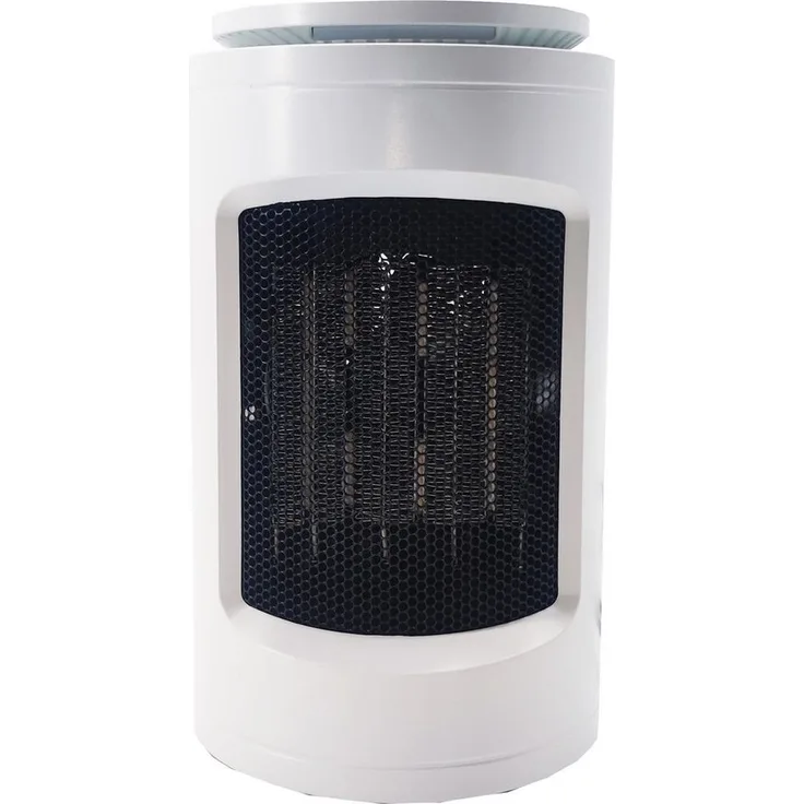 SHX Keramikheizlüfter PTC-Heizlüfter 1200W SHX23PTC100, Betriebsanzeige mit 3 verschiedenen Farblichtern, weiß