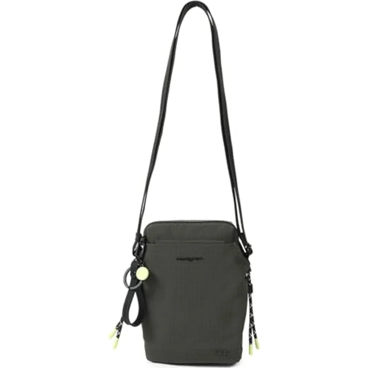 Hedgren String Sipho Mini Bag, Umhängetasche 13 cm, schwarz, mit Reißverschluss und Schlüsselhalter – Bild 6