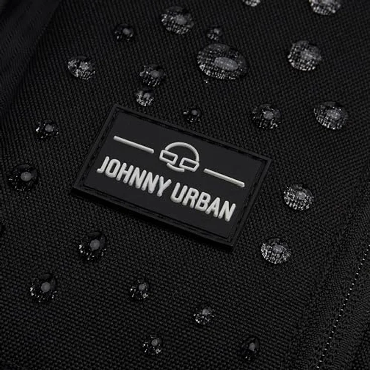 Johnny Urban Charlie Umhängetasche, Gepolsterter Träger, 5 Fächer, Seitentasche für Wasserflasche, Schwarz – Bild 9