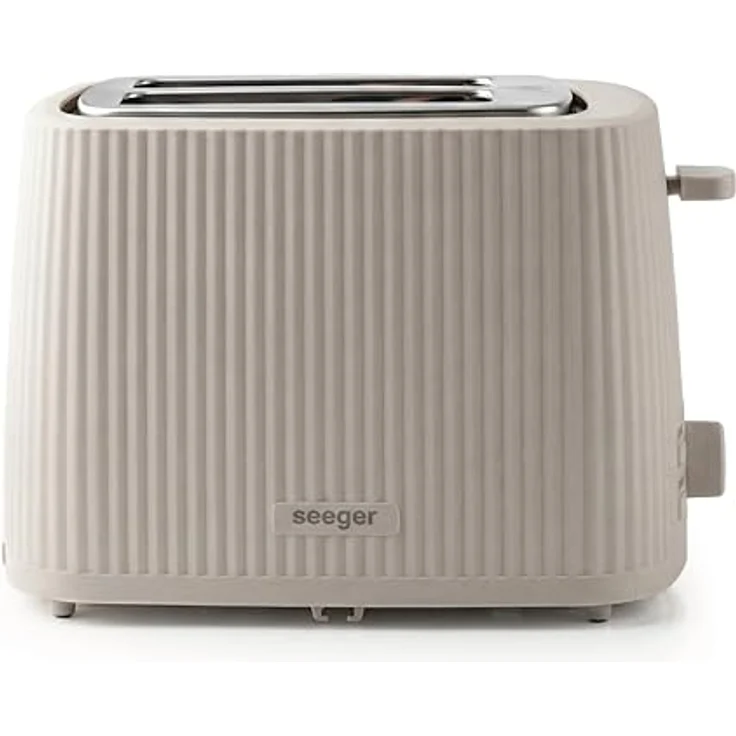 Seeger Toaster mit elegantem Rippendesign, 7 Bräunungsstufen und Auftaufunktion – Bild 2