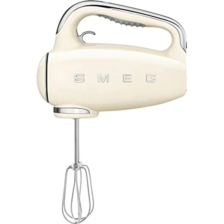Smeg HMF01CREU Handmixer im 50er Jahre, 250W, 9 Geschwindigkeiten, Kunststoff, cream – Bild 2