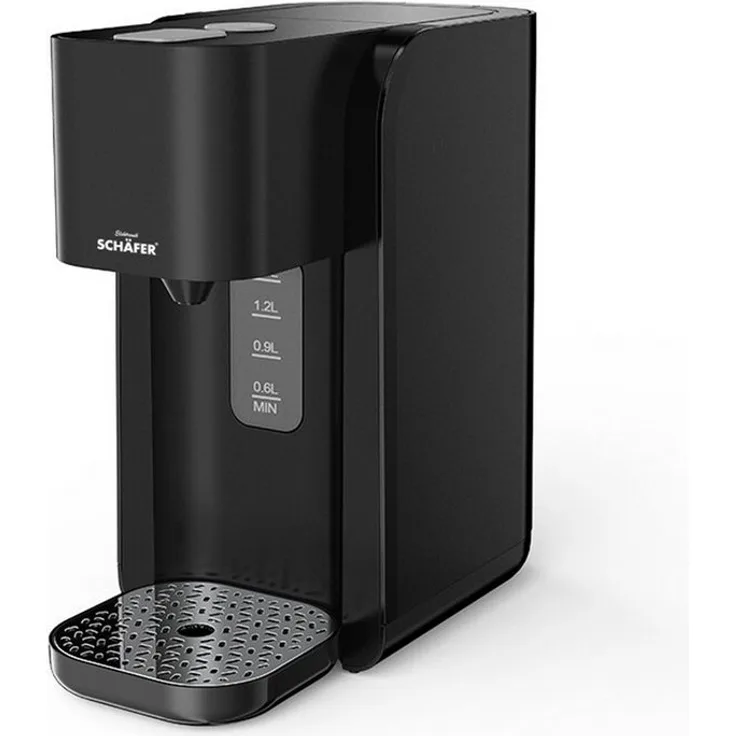 Schäfer Elektronik Heißwasserspender 1,5 L 2200 W, halbtransparente Wasserstandsanzeige, Trockengehschutz, bis zu 95 °C, automatische Abschaltung