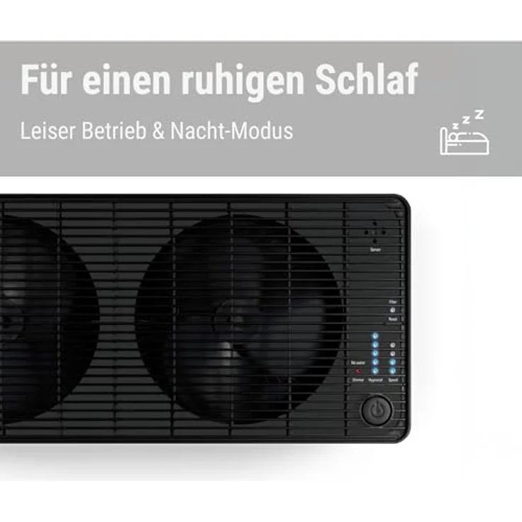 Stadler Form Luftbefeuchter Oskar big, energiesparender Raumbefeuchter für Räume bis 100 m², Verdunster mit Abschalt-Automatik, dimmbare LEDs, sehr leise, weiss – Bild 4