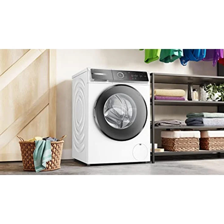 BOSCH WGB256A40 Waschmaschine Serie 8, Frontlader mit 10kg Fassungsvermögen, 1600 UpM, Home Connect, i-DOS mit Waschmittelscan, Iron Assist, Mini Load, Active Water Plus, Weiß, 60cm – Bild 4
