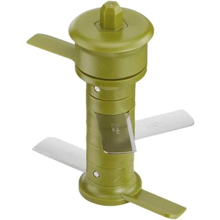 Jamie Oliver by Tefal K16441 Jamie Oliver Chop & Shaker | ohne Strom | Fassungsvermögen: 450 ml | Multizerkleinerer | Universalzerkleinerer für Gemüse, Obst, Zwiebeln, Nüsse, Knoblauch | weiß/grün – Bild 3