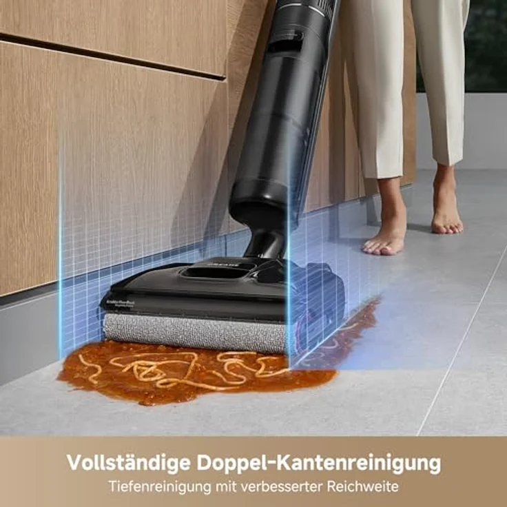 Dreame H12 Pro FlexReach Trockensauger kabellos Kantenreinigungsbürste, 180°-Design, 18.000 Pa Saugkraft, 50 Min Akkulaufzeit – Bild 8