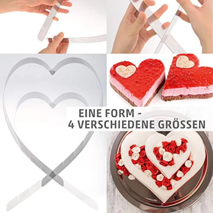MM Exclusiv Tortenring Herz Herz Backform – Bild 5