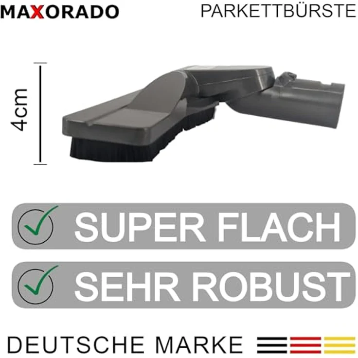 Maxorado Parkettdüse für V6 DC23 DC32 DC19T2 DC29 Hartbodendüse Parkettbürste Bodendüse kompatibel mit Dyson Staubsauger – Bild 3