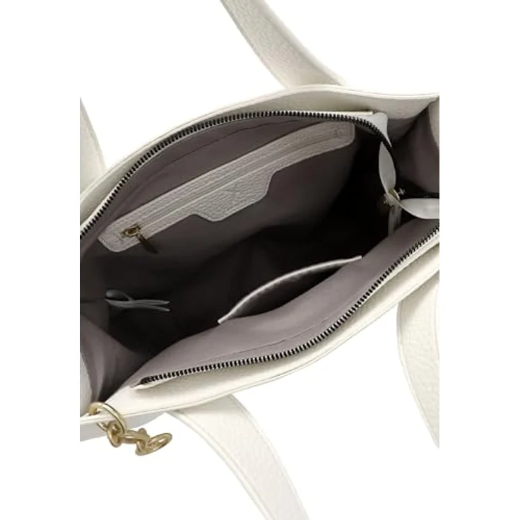 SURI FREY Shopper SFY Gwenny, eleganter Damenshopper in Echtleder-Optik, mit Reißverschluss und verstellbarem Umhängeriemen, schwarz – Bild 7