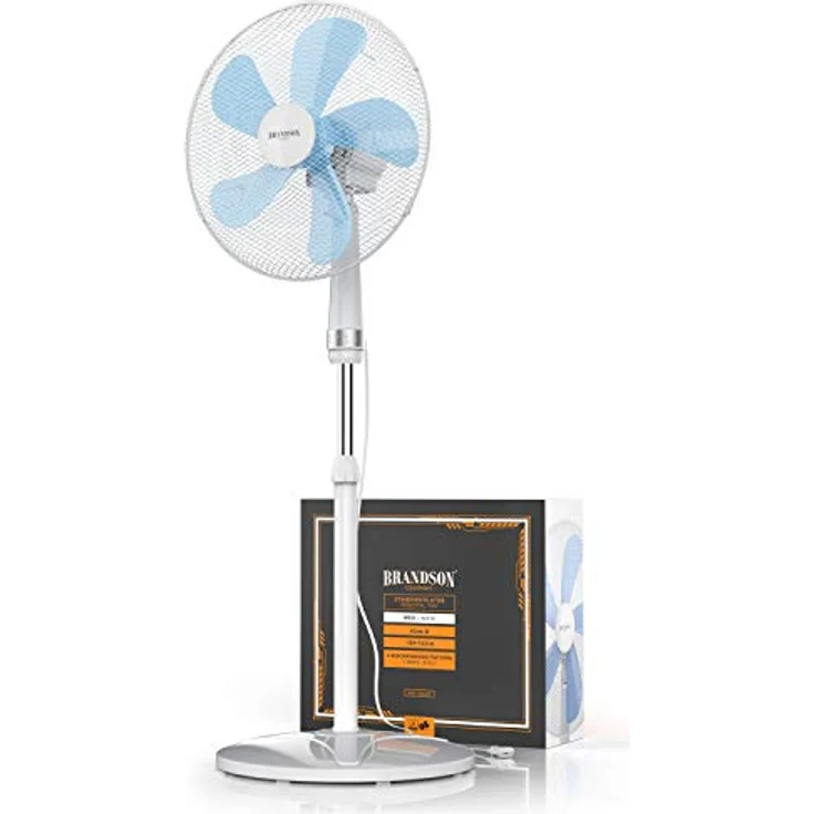 Brandson Standventilator 50 W - Standlüfter 40 cm - Ventilator höhenverstellbarNeigungswinkel 30° – Bild 8
