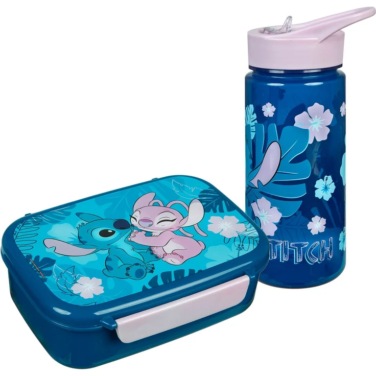 Scooli Lunchbox Lilo & Stich, (Set, 2-tlg), mit Trinkflasche – Bild 1