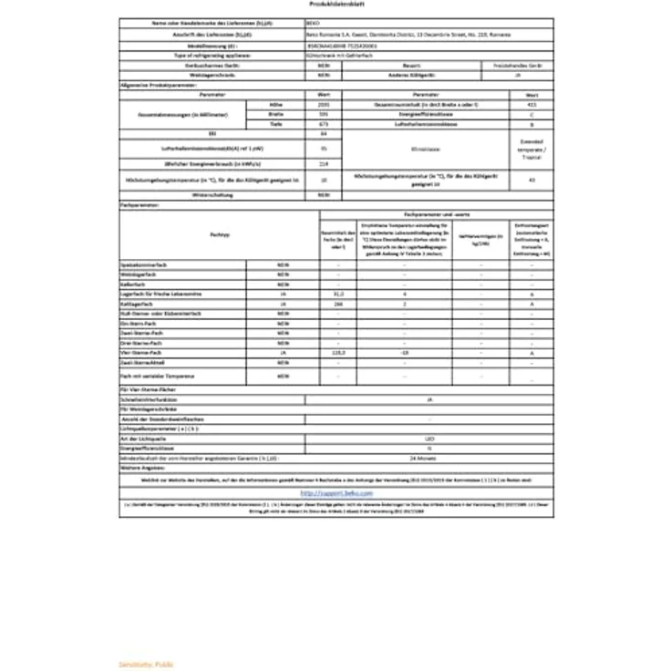 Beko B5RCNA416HXB Kühl-Gefrierkombination, 415 l, NoFrost, Edelstahl-Look, 6 kg/24h, C – Bild 11
