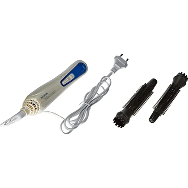 CONPT KF-1310mo Warmluftbürste, 2 Aufsätze 20 und 10 mm, blau – Bild 4