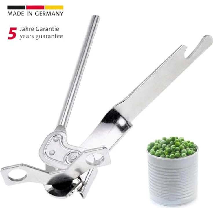 Westmark Zangendosenöffner mit Kapselheber, Länge: 14,8 cm, Stahl, Standard, Silber, 10302270 – Bild 3