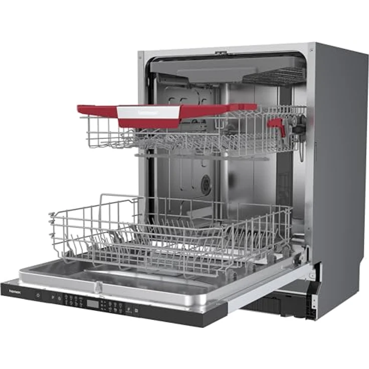 homeX DWFI601444C Geschirrspüler 60 cm, vollintegrierbar mit 14 Maßgedecken, 8 Programmen, AquaStop und Bodenlicht – Bild 11