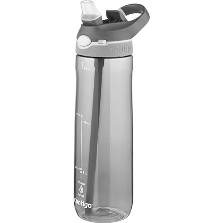 CONTIGO Ashland Autospout Trinkflasche, BPA-frei, 720ml, auslaufsicher, Smoke – Bild 1