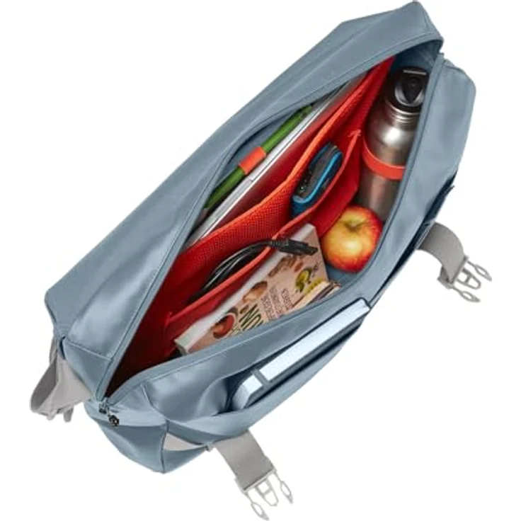 Vaude Mineo Messenger, Handtasche mit 45 cm Laptopfach aus robustem, regenabweisendem Polyester, Grau – Bild 6