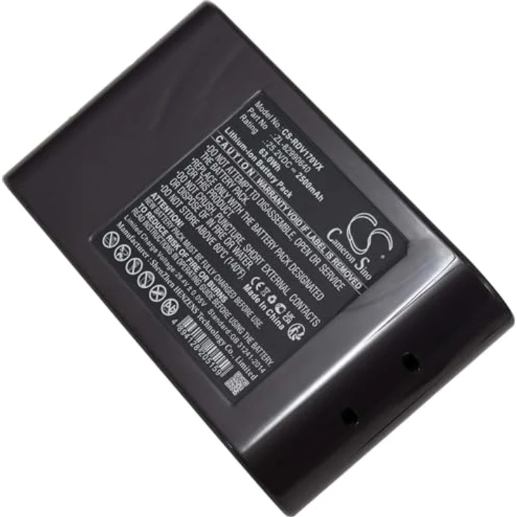 akku-net Akku für RedRoad V17 Hand-Staubsauger 25,2V Li-Ion, hohe Kapazität 2500mAh/63Wh, grau – Bild 2
