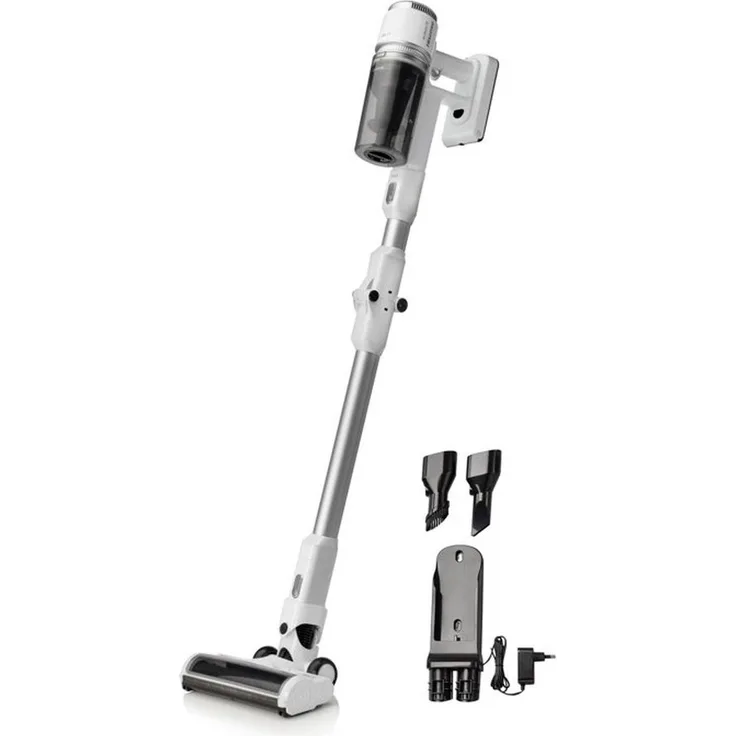 Hisense HI-MOVE IV Stabstaubsauger, 2-in-1, beutellos, 150 W, 25.2 V, Weiß, 0,45 l, 13 l/s