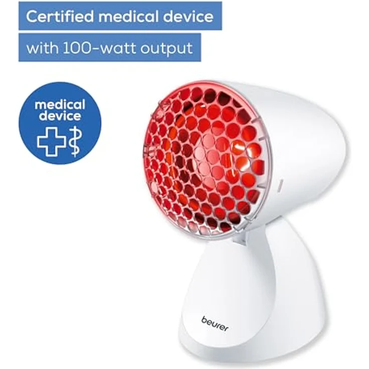 Beurer IL 11 Infrarotlampe 100 Watt Leistung 5 Neigungswinkel Netzbetrieb – Bild 3