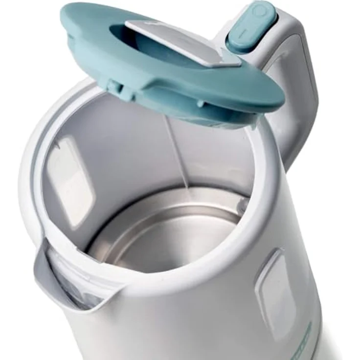 Ariete 2846W Breakfast Wasserkocher 1,7 L weiß, 2.200 Watt - Transparente Wasserstandsanzeige, verdecktes Heizelement – Bild 3