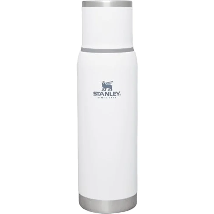 Stanley Adventure To-Go Thermosflasche 1.0L - Auslaufsicher - 25 Stunden Heiß - 27 Stunden Kalt - Doppelwandige Vakuumisolierung - BPA Frei - Polar – Bild 1
