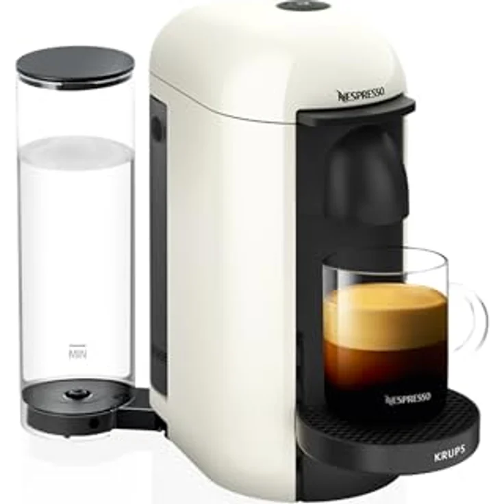 Krups Nespresso XN9031 Vertuo Plus Kaffeekapselmaschine, weiß, 1,1 Liter Wassertank – Bild 14