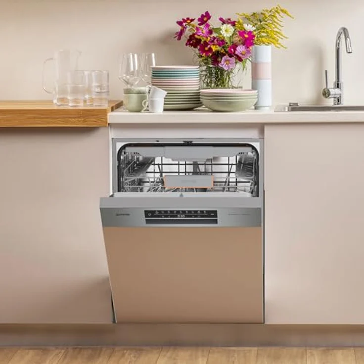 GORENJE GI663B90X Geschirrspüler, teilintegrierbar, 39 dB (A), 16 Maßgedecke, Edelstahl innen – Bild 8