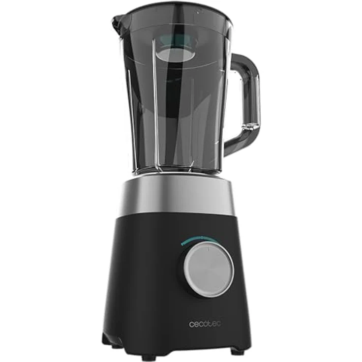 Cecotec Standmixer Power Black Titanium 1300Max B, 1300 W, 2 Geschwindigkeiten, 1,5 L Kanne, 4 Titan-Klingen, Pulse-Funktion, Ice-Crush – Bild 2