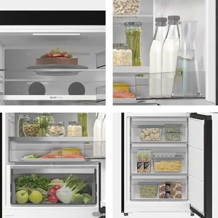 HISENSE RB5P410SAFC Kühlgefrierkombination, 413 l, Energieeffizienzklasse C, 2030 mm hoch, Schwarz – Bild 13
