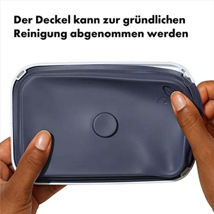 OXO Good Grips 3-teiliges rechteckiges POP-Behälter-Set mit Löffel, Set 1.6L + 2.6L + Schaufel – Bild 4