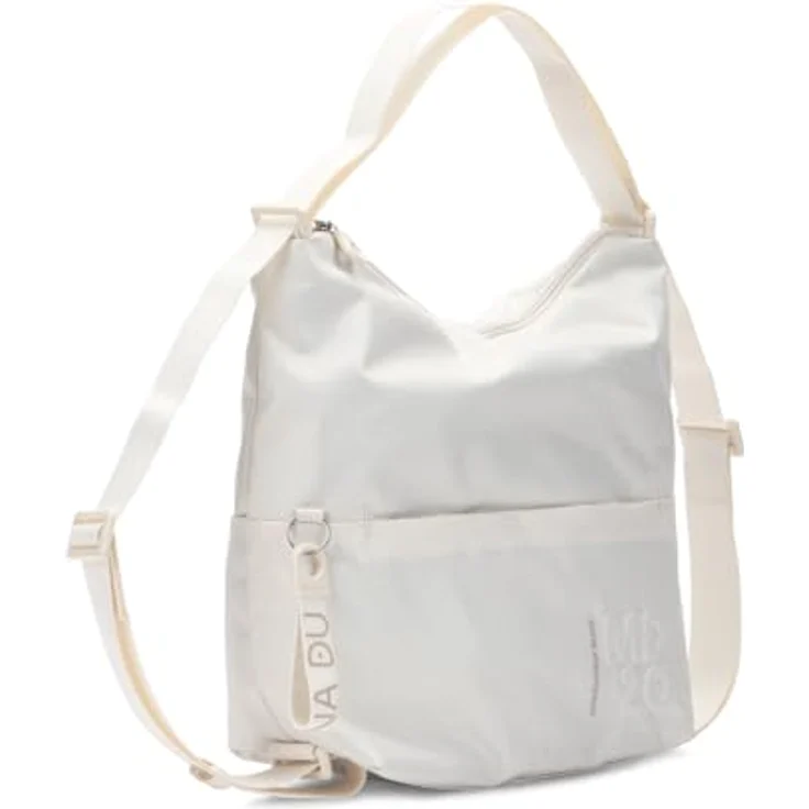 Mandarina Duck MD20 Schultertasche, 30 cm, weiss, 100% Polyester – Bild 2