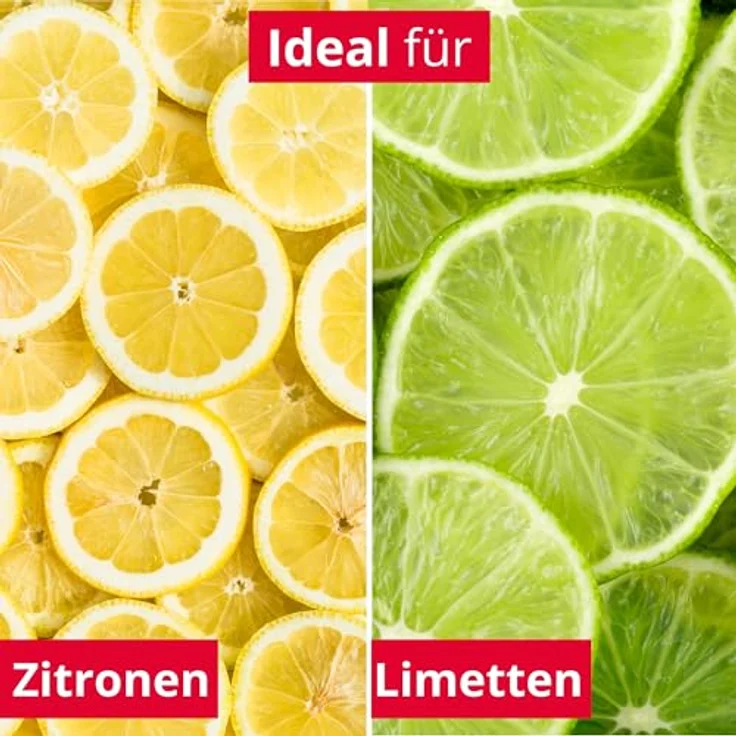 Westmark Kleine Zitruspresse mit Behälter und Deckel, Durchmesser: 7,2 cm, Fassungsvermögen: 100 ml, Kunststoff, Fresh and Fruity, Transparent-Grün, 30932280 – Bild 5