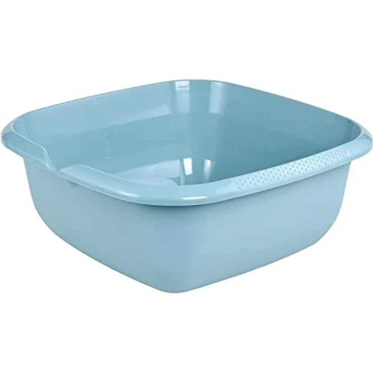 keeeper Universal-Schüssel mit Ausguss, Eckig, 13 l, 38 x 38 cm, Björk, Nordic Blue – Bild 2
