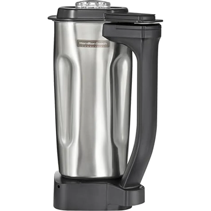 Hamilton Beach Commercial® - 32 oz / 0,95 L Edelstahl Mixerbehälter mit ergonomischem Griff und Sicherheitsdeckel, kompatibel mit HBB255/HBB255S, HBH455 und HBF510/HBF510S – Bild 1