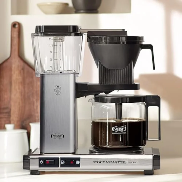 Moccamaster 53979 KBG Select Filterkaffeemaschine, Aluminium, 1.25 liters, Brushed – Bild 6