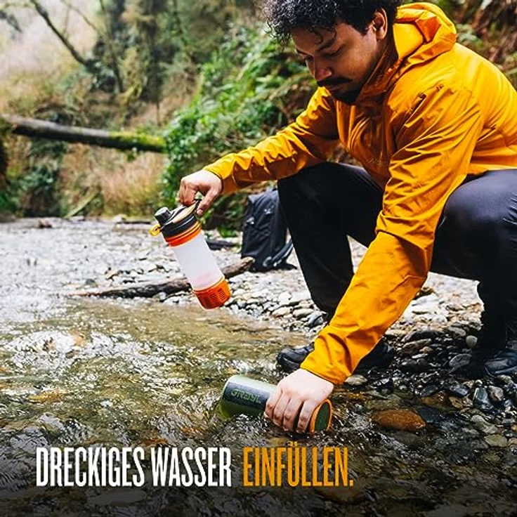 GRAYL GEOPRESS Purifier oasis green Wasserfilterflasche – Bild 4