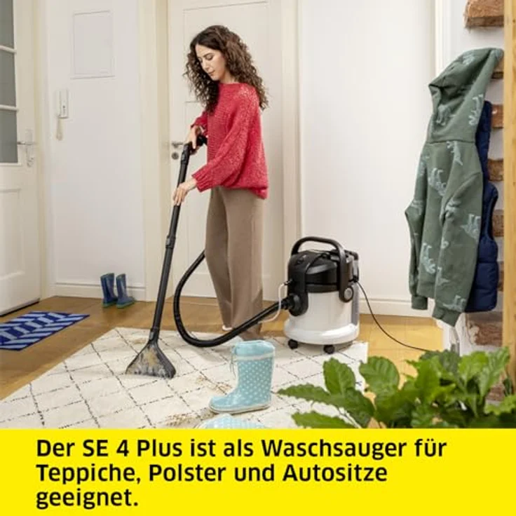 KÄRCHER Wasch-Sauger »SE 4 Plus«, 1000 W, Schlittendesign, Aktionsradius 8m, Frisch-/Schmutzwassertank 4 l - Preisvergleich – Bild 2