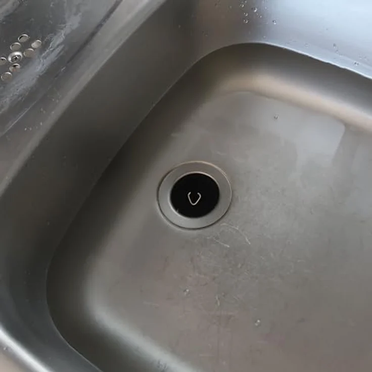 Universal Stöpsel für Spülen, Waschbecken, Duschen und Waschtische, Ø 44 mm - 42 mm Oberseite auf Unterseite, 2er Set, schwarz, Gummi, Ablauf Stopfen – Bild 8