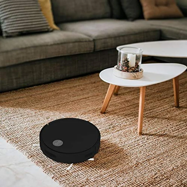 V-TAC Smart Roboter-Staubsauger mit Fernbedienung, 800 PA, 430 ml, Lithium-Ionen-Akku 2000 mAh, 14,4 V, ABS-Gehäuse, schwarz – Bild 2