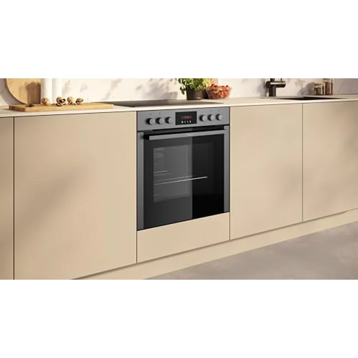 Neff E2CCG6AN3 + M13R42N2, Einbauherd-Set mit Elektrokochfeld und CircoTherm®, Schwarz – Bild 13